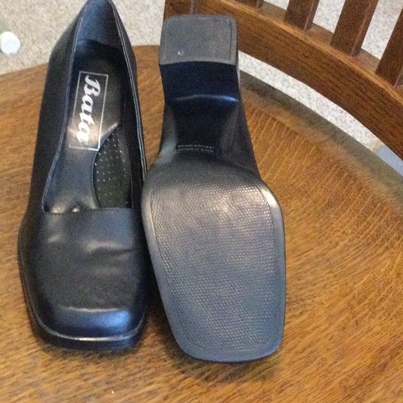 Bata Square Toe Chunky Heels - Picture 3 of 13